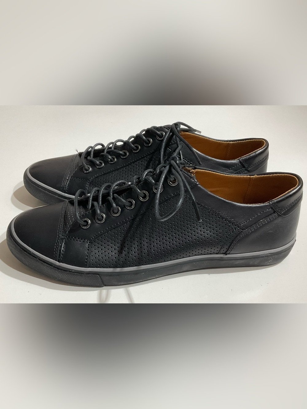 Coach Perkins Men's Low Top Sneakers Shoes Size US 10 D Leather Black